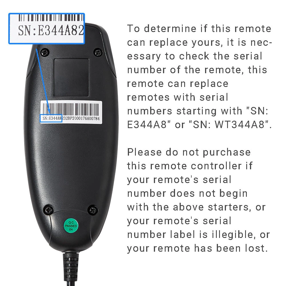 HX344A8 Massage Function Remote Controller For Recliner Or Lift Chair 8 Button 8 Pin 4 HX344A8 Massage Function Remote Controller For Recliner Or Lift Chair 8 Button 8 Pin - Image 2