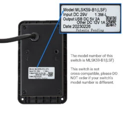 MLSK59-B1(LSF) Switch 4 Button With USB -Control Gear Shop 0334