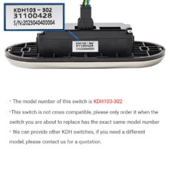 KDH103-302 2 Button Switch For Power Recliner Or Lift Chair -Control Gear Shop 0438