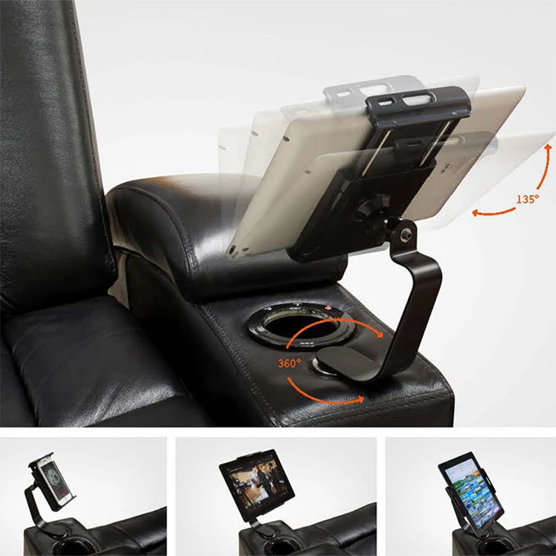 EMoMo PH808 Phone/Tablet Holder For Home Theater Seating 3 EMoMo PH808 Phone/Tablet Holder For Home Theater Seating