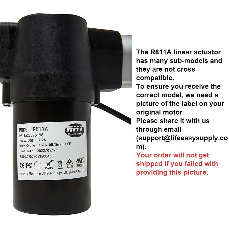 RMT R811A Linear Actuator Remacro Motor 4 RMT R811A Linear Actuator Remacro Motor - Image 2
