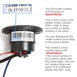 EMoMo RemoP40C2L 3 Button Switch With USB Charging Port -Control Gear Shop 3X4A2060