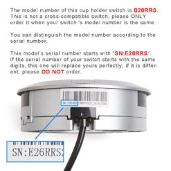 EMoMo B26RRS Cup Holder Switch/Controller For Recliner Or Home Theater Chairs 10 EMoMo B26RRS Cup Holder Switch/Controller For Recliner Or Home Theater Chairs -Control Gear Shop 3X4A2072