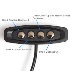 23300235X000 4 Button Switch For Power Recliner Or Lift Chair 10 23300235X000 4 Button Switch For Power Recliner Or Lift Chair -Control Gear Shop 3X4A2125