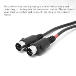 KDH127-009 5 Button Switch For Power Recliner Or Lift Chair With USB Port -Control Gear Shop 3X4A8764