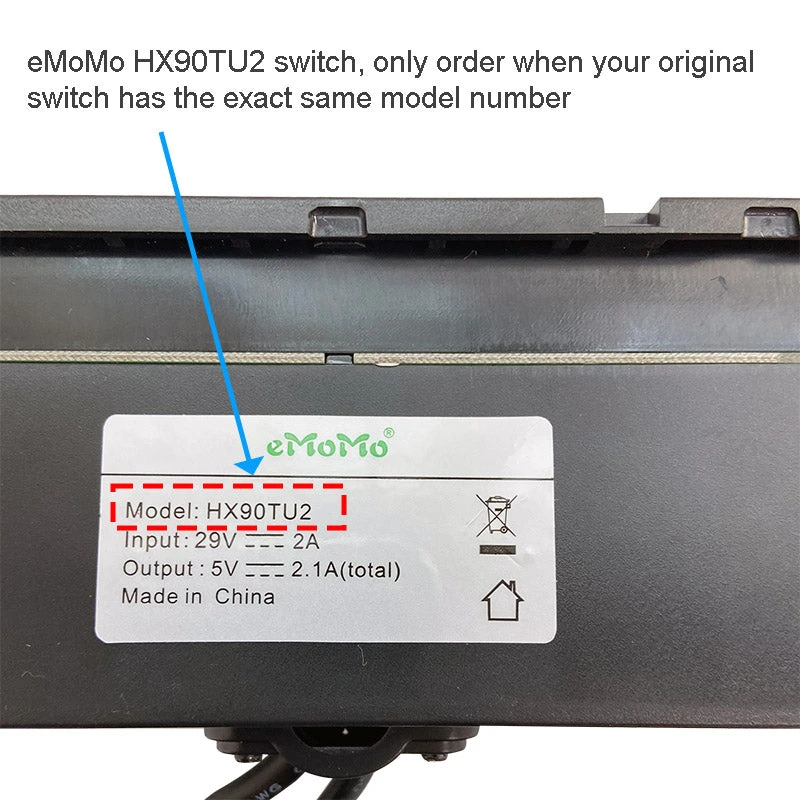 EMoMo HX90TU2 8 Button Switch For Recliner Lift Chair With USB Type C Charger 5 EMoMo HX90TU2 8 Button Switch For Recliner Lift Chair With USB Type C Charger - Image 3