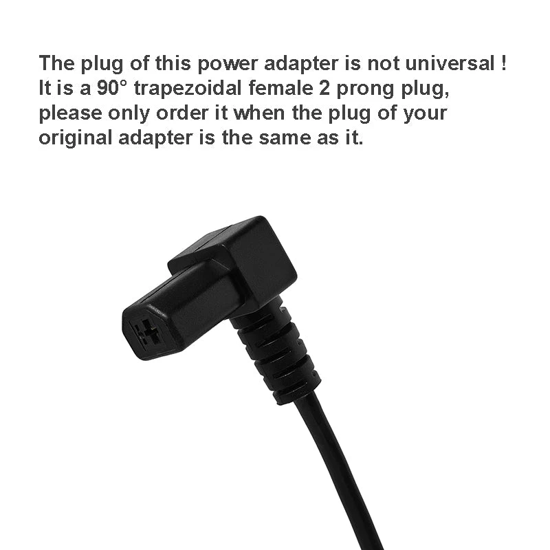 ZB-H290020A-C Power Supply For Motion Furniture 29V 2A 90° 2 Prong Plug 6 ZB-H290020A-C Power Supply For Motion Furniture 29V 2A 90° 2 Prong Plug - Image 4