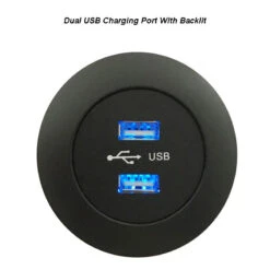 DIY Mounted Furniture USB Charging Port 5V 2A Dual USB With Power Adapter -Control Gear Shop 5 2f418839 57ca 4f3c af0f bc39d6fd7289