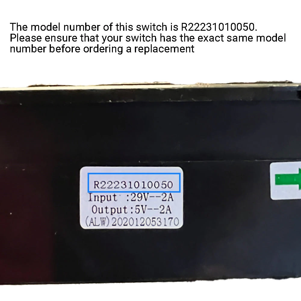 RMT R22231010050 5 Button Switch For Recliner Lift Chair 5 RMT R22231010050 5 Button Switch For Recliner Lift Chair - Image 3