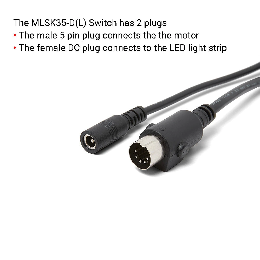 MLSK35-D(L) 5-Button Switch For Power Recliner Chairs W/ USB 6 MLSK35-D(L) 5-Button Switch For Power Recliner Chairs W/ USB - Image 4