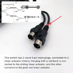 EMoMo HX90EU Switch For Recliner Lift Chair 4 Button With USB -Control Gear Shop IMG 5884