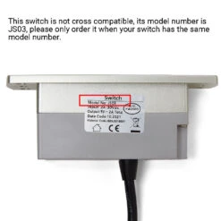 JS03 2 Button Switch For Recliner/Lift Chair W/USB 7 JS03 2 Button Switch For Recliner/Lift Chair W/USB -Control Gear Shop IMG 6137