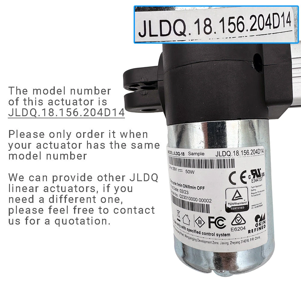 OKIN JLDQ.18.156.204D14 Linear Actuator For Recliner/Lift Chair 4 OKIN JLDQ.18.156.204D14 Linear Actuator For Recliner/Lift Chair - Image 2