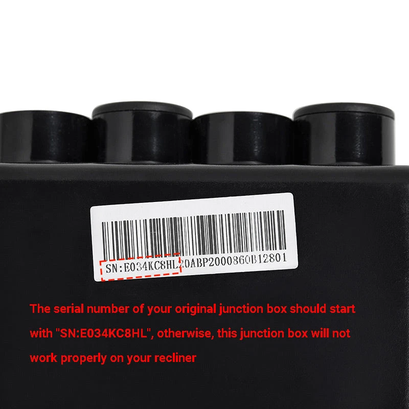 EMoMo Heat And Vibration Massage Junction Box For Recliner SN:E034KC8HL 6 EMoMo Heat And Vibration Massage Junction Box For Recliner SN:E034KC8HL - Image 4